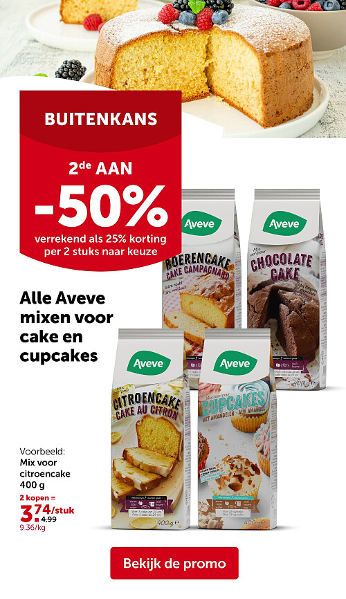 Mix voor citroencake 400 g