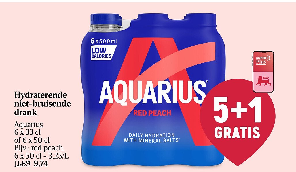 Hydraterende niet-bruisende drank