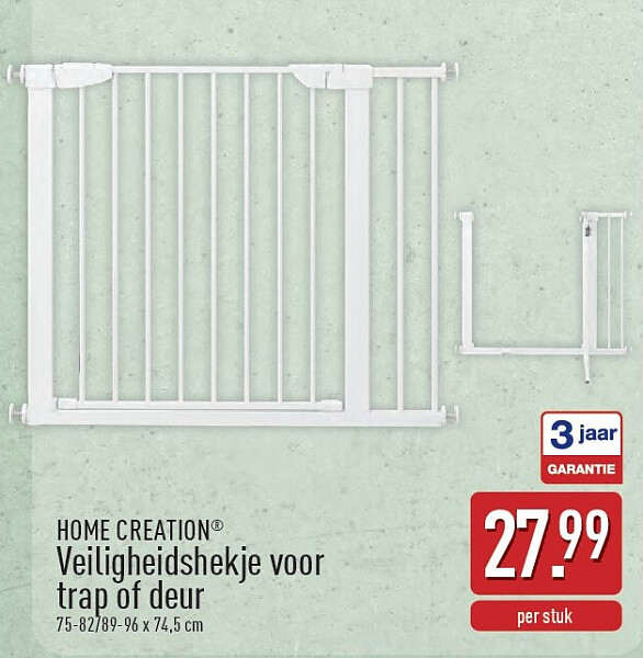 Veiligheidshekje voor trap of deur