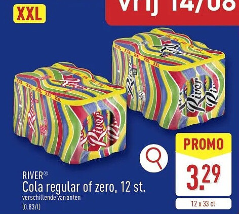 Cola regular of zero, 12 st.
