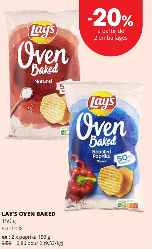LAY’S OVEN BAKED 150 g
