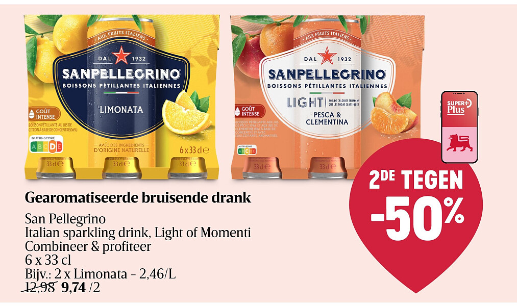 Gearomatiseerde bruisende drank