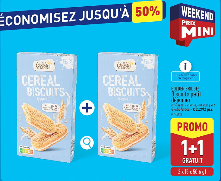 Biscuits petit déjeuner