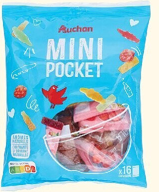 Bonbons minis mix pocket Auchan