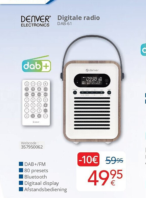Digitale radio DAB-61