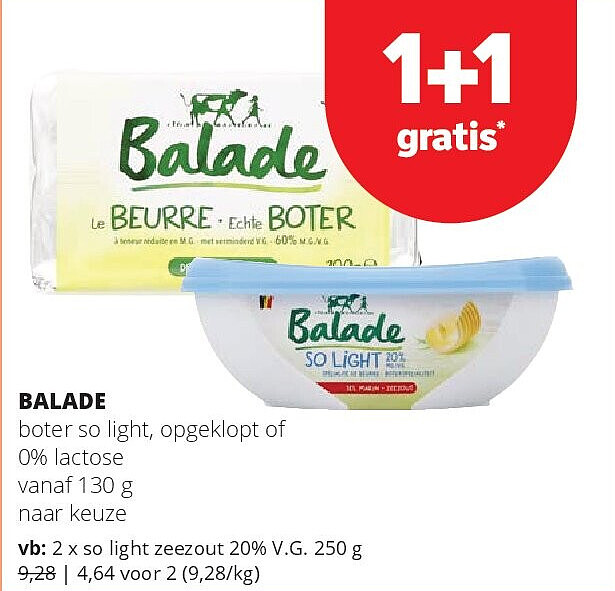 BALADE boter so light, opgeklopt