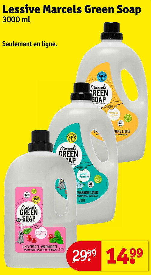 Lessive Marcels Green Soap 3000 ml
