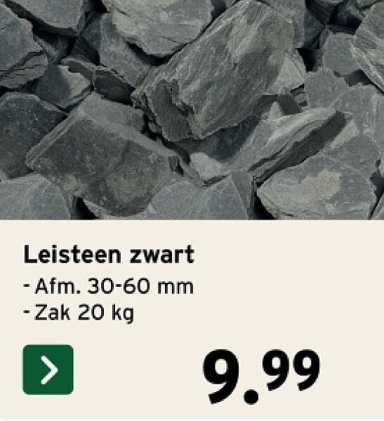 Leisteen zwart