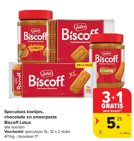 Speculoos koekjes, chocolade en smeerpasta Biscoff Lotus