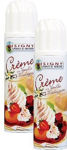 Crème fouettée à la vanille de Madagascar Isigny Sainte-Mère
