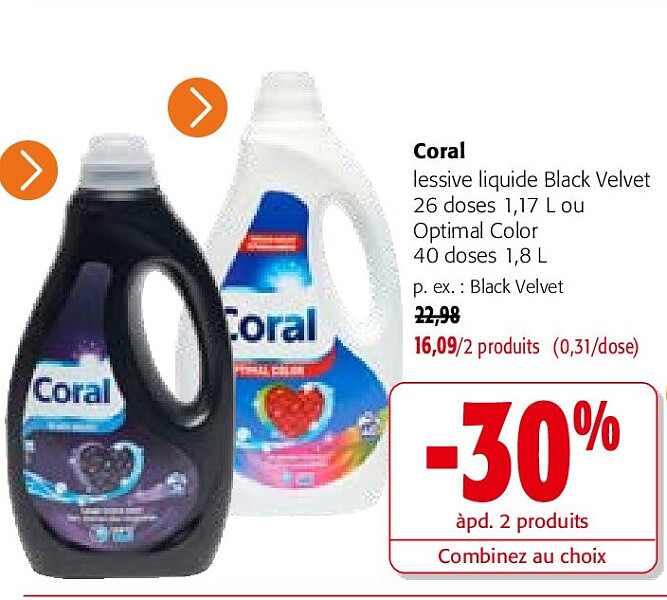 Coral Black Velvet