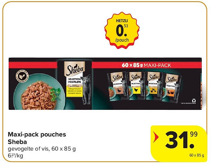 Maxi-pack pouches Sheba