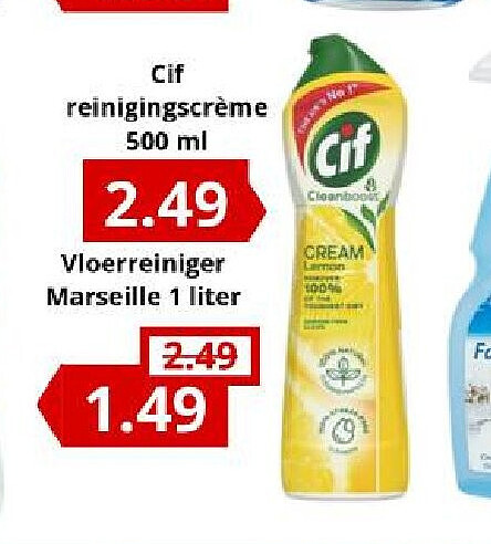 Cif reinigingscrème 500 ml
