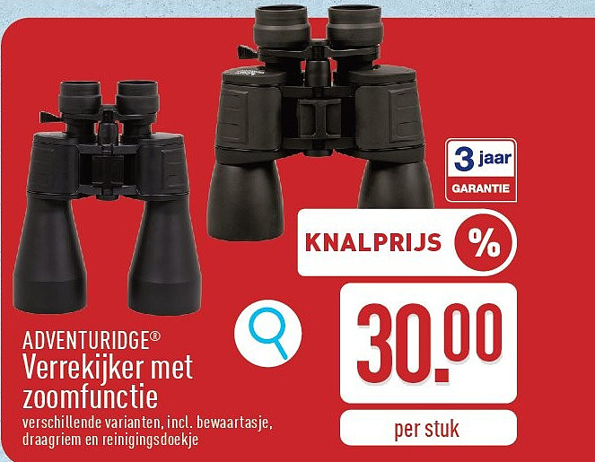 Verrekijker met zoomfunctie