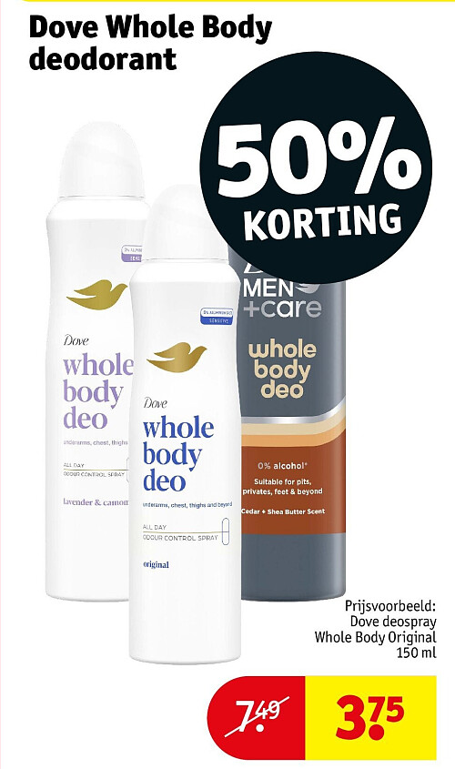 Dove Whole Body deodorant