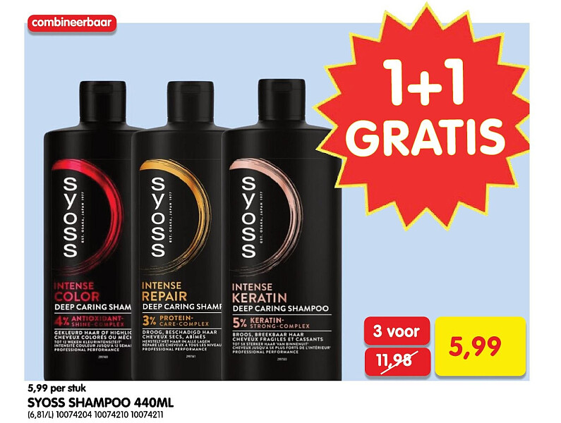 SYOSS SHAMPOO 440ML