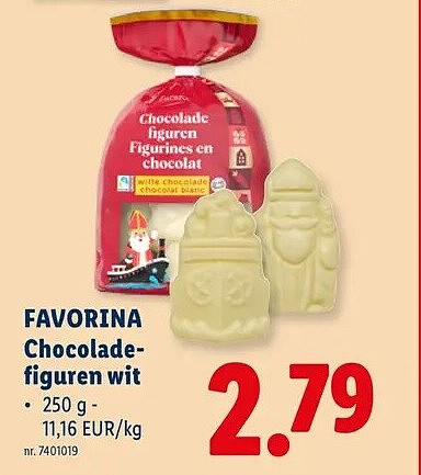 FAVORINA Chocoladefiguren wit