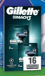 Lames de rasoir pour homme Gillette Mach3, lot de 2