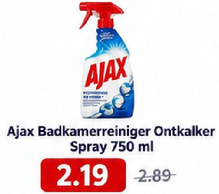 Ajax Badkamerreiniger Ontkalker Spray 750 ml