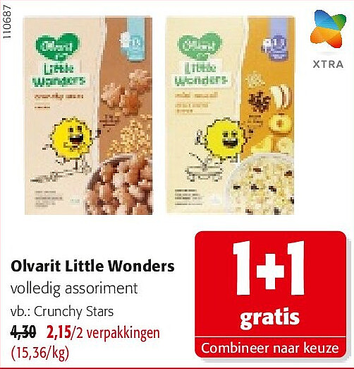 Olvarit Little Wonders Crunchy Stars