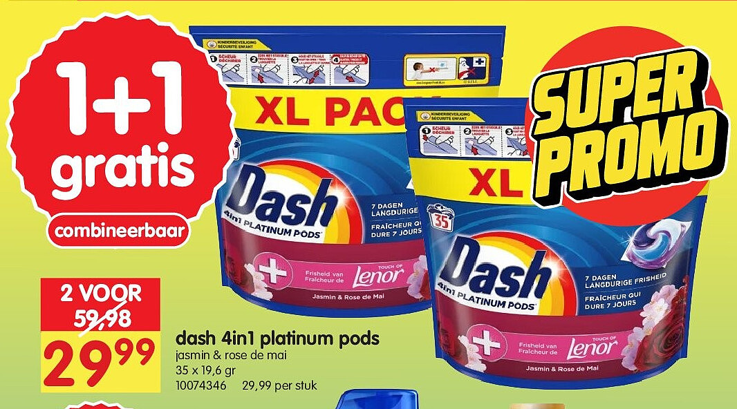 dash 4in1 platinum pods