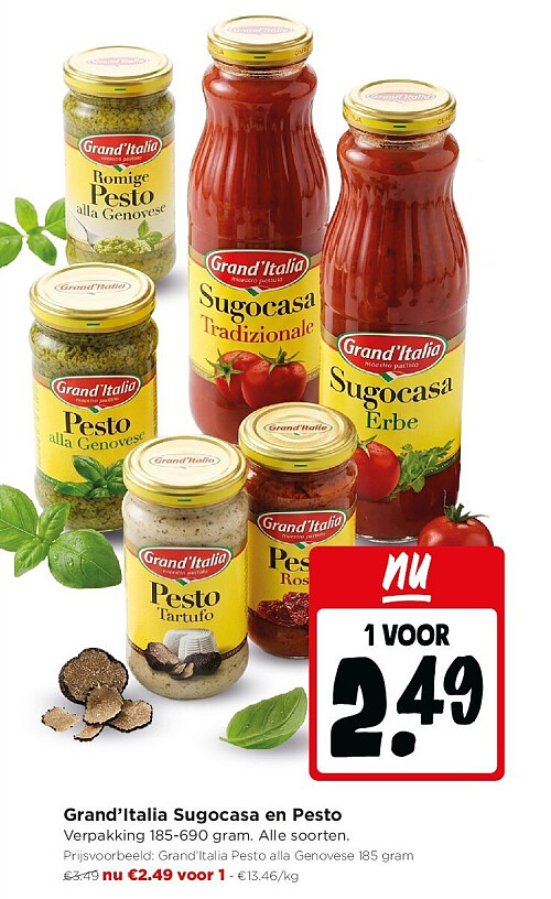 Grand’Italia Sugocasa en Pesto