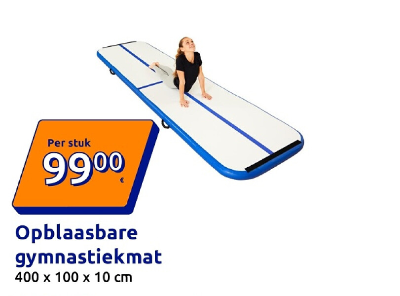 Opblaasbare gymnastiekmat