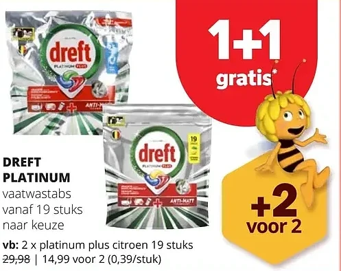 DREFT PLATINUM platinum plus citroen 19 stuks