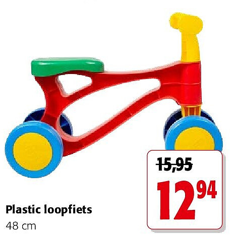 Plastic loopfiets