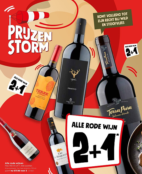 Alle rode wijnen