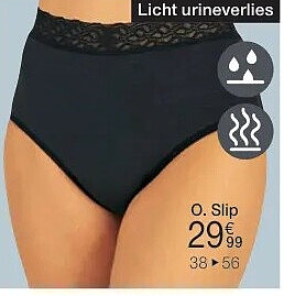 O. Absorberende midi-slip Confidence by Damart