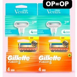 Gillette en Gillette Venus navulmesjes duopak