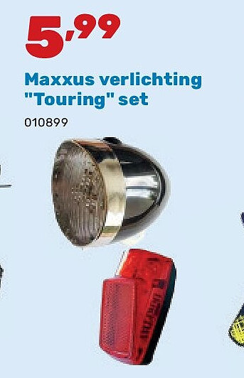 Maxxus verlichting "Touring" set
