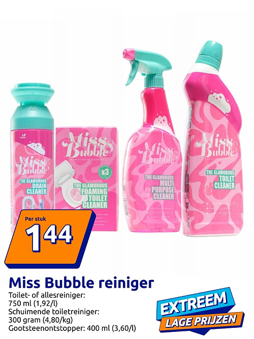 Miss Bubble reiniger