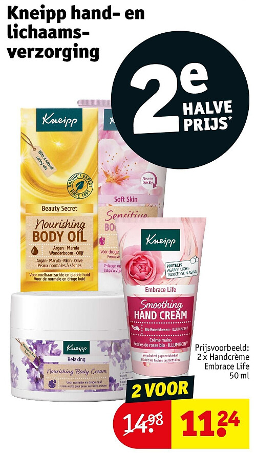 Kneipp hand- en lichaamsverzorging