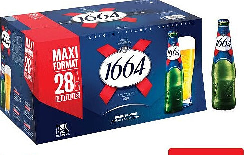 Bière blonde 1664