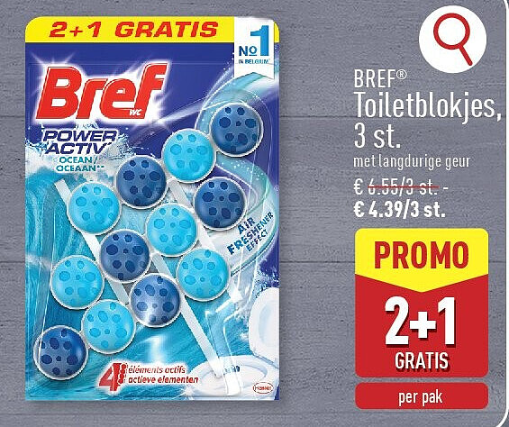 Toiletblokjes, 3st.