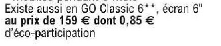 GPS GO CLASSIC 6"