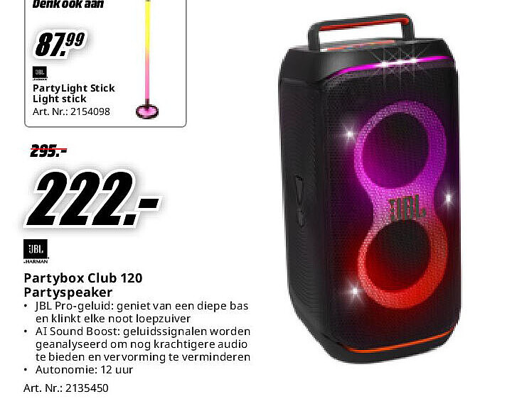 Partybox Club 120 Partyspeaker