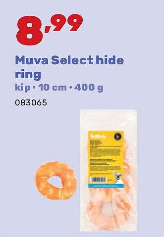 Muva Select hide ring kip • 10 cm • 400 g