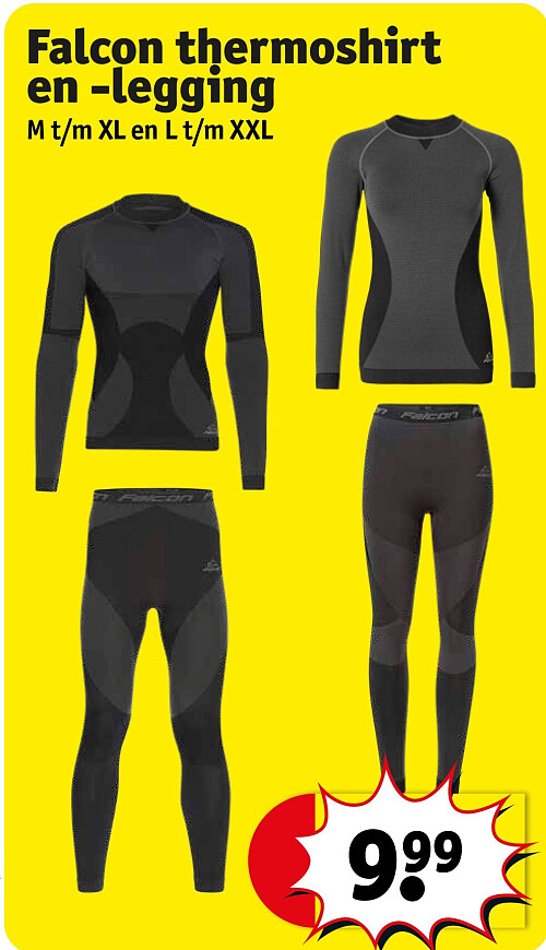Falcon thermoshirt en -legging