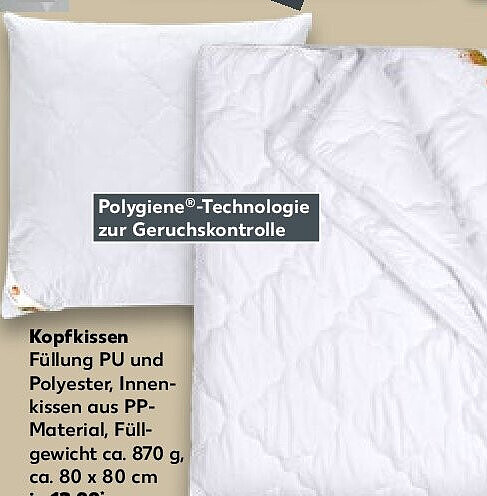 Bettwaren »Polygiene«