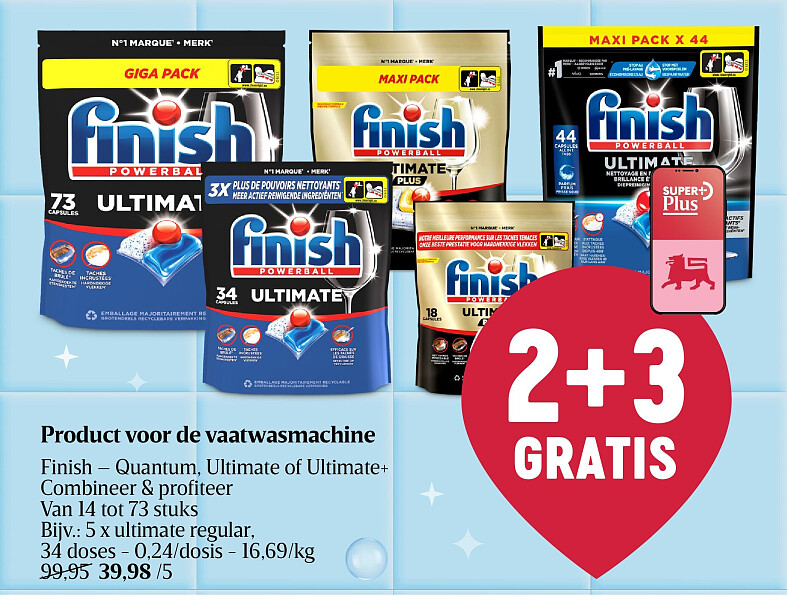 Product voor de vaatwasmachine