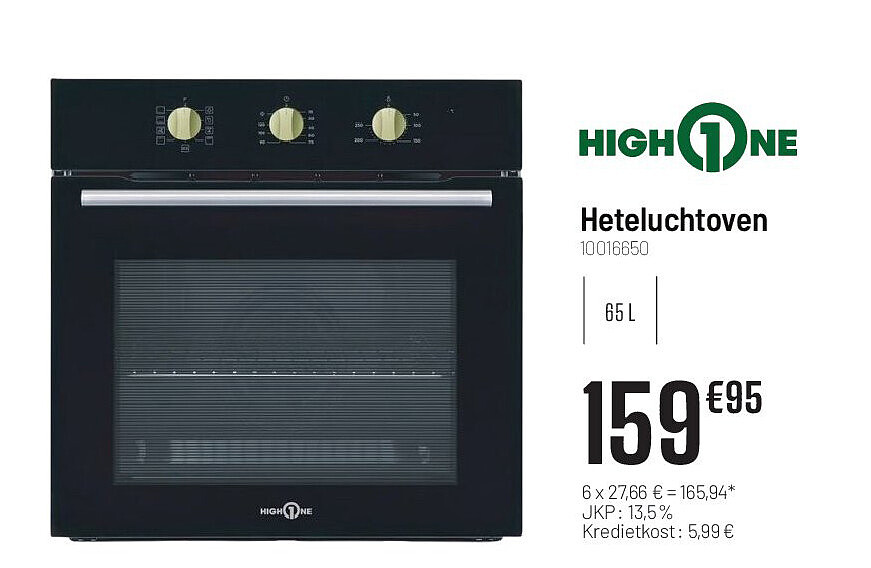 High One Heteluchtoven