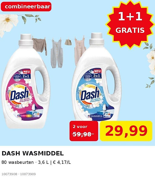 DASH WASMIDDEL
