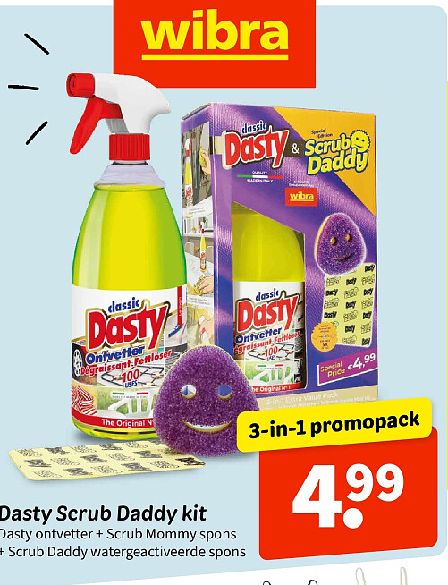 Dasty Scrub Daddy kit