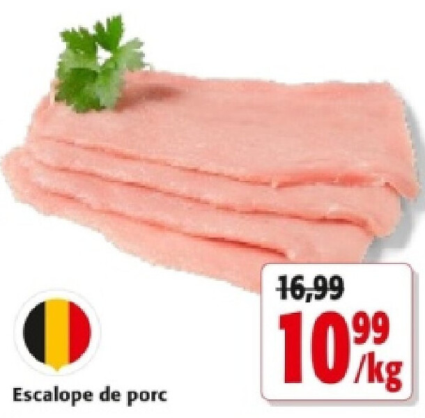 Escalope de porc