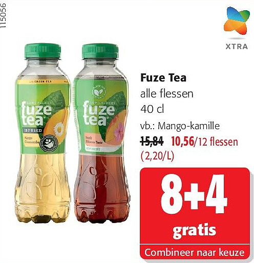 Fuze Tea alle flessen 40 cl
