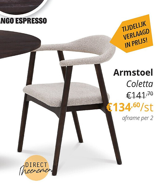 Armstoel Coletta