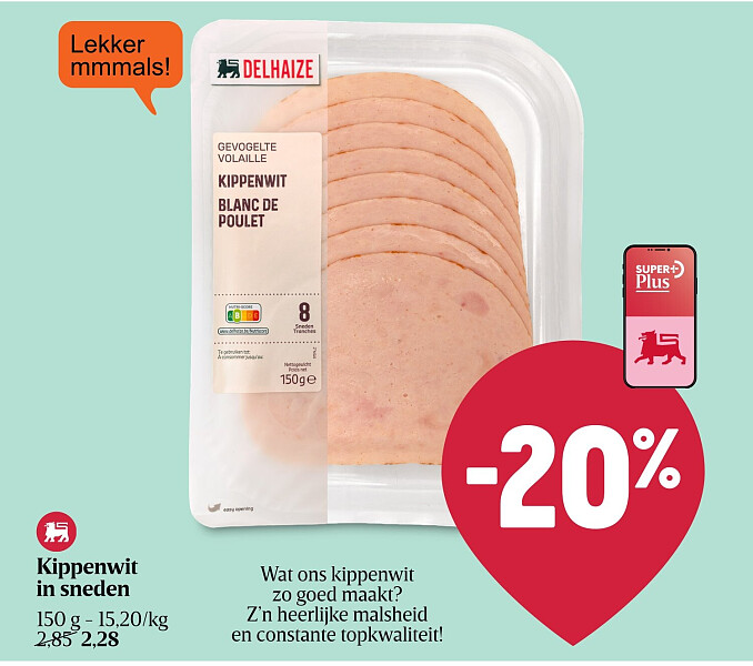 Kippenwit in sneden